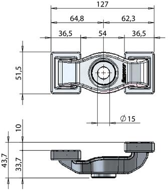 Brida giratoria de 4-15 mm (2)