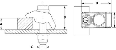 A300 Clamp for accessory fixing (2)