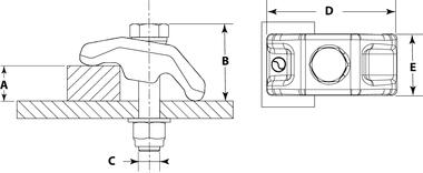 A450 Clamp for accessory fixing (2)