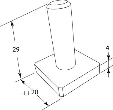 Tornillo cabeza cuadrada M8x25 calse 8 (2)