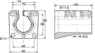 Fixing bracket (2)