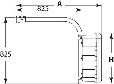 Kit support 3950595KS avec coffre pour extincteur 3950595 (2)