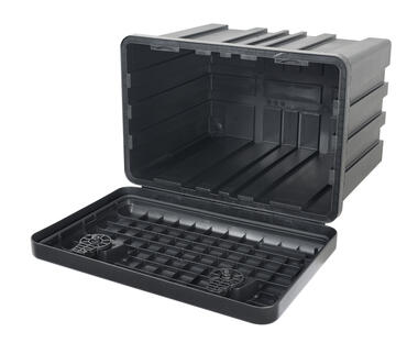 JUST 600 Black polypropylene toolbox (3)