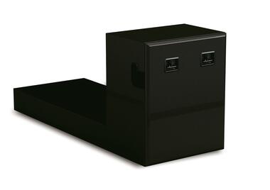 Transpallet box, steel, black powder coated (1)