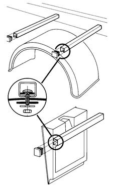 Kit de fixation complet pour une aile ou 2 ailerons