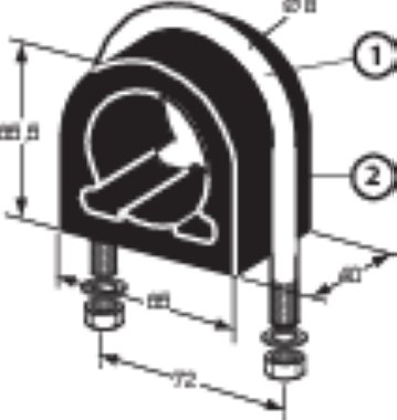 Component for fixing collar 3950506 (2)