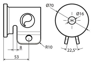 Tubes Accessories, Bush bolt on (2)