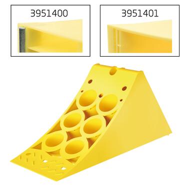 TINY Cale de roue plastique jaune E36