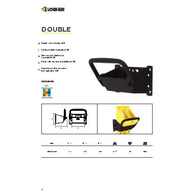 Czarne plastikowe wsparcie DOUBLE dla podstawki pod koła
CROWNY 36 (2)