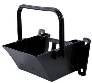 HOST Supporto in plastica nera per bloccaruote CROWNY 46