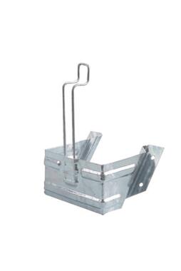 Galvanized steel support BEGIN for wheel chock CROWNY 46