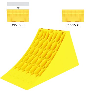 CROWNY HEAVY 53 Podstawki pod koła żółty E53 (1)