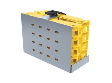 BOX - Soporte de acero Magnelis para 2 calzos de rueda ORIGAMY E53 (3)