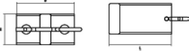 ALOK DOUBLE - Aluminiumhalterung für 2 ORIGAMY E53 (2)