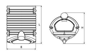 GALLERY Water tank white plastic 30L (2)