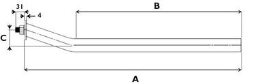 Parlok bracket tubes, Ø42 mm (2)