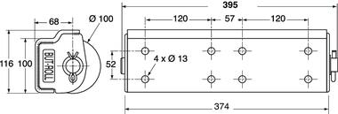 BUT-ROLL H4-80 Tope horizontal (2)