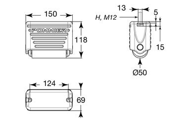 S.ROLL C1 Butoir acier galvanisé (2)