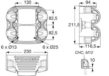 S.ROLL S2 Horizontal 2 Rollen überlagert Puffer (2)