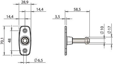 Plunger Ø17x58,5 mm (2)