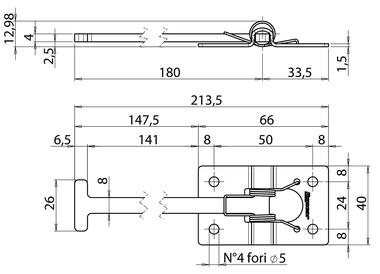 Hook for door retainer (2)