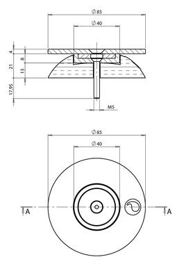Arrêt de porte magnétique pour porte latérale (2)