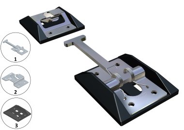 Türhalter komplett (1)