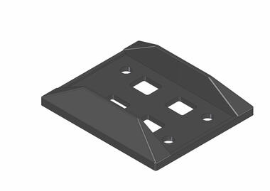 Elastomer backplate