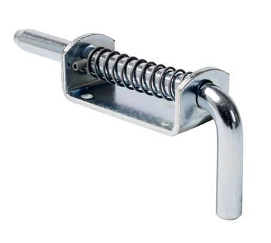 Zinc plated steel spring bolt