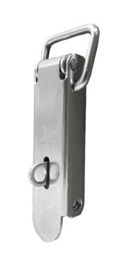 Grenouillère pour cadenas acier zingué H120mm