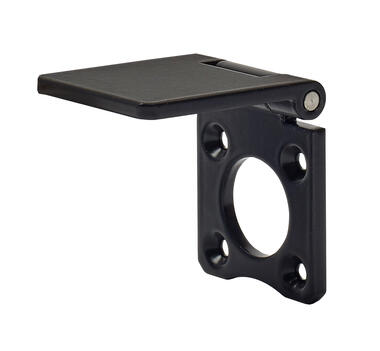 Black epoxy aluminium escutcheon (1)