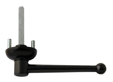 black lacquered brass non locking handle (1)