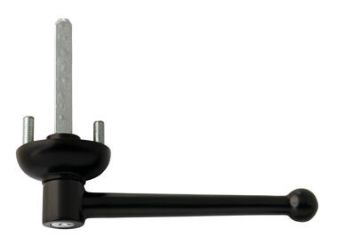 black lacquered brass locking handle with two keys (1)