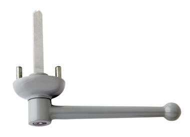 Gray paint locking handle with two keys various conbinations