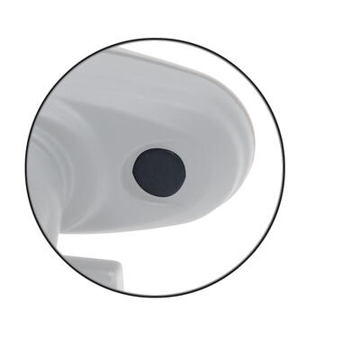 Screw cover, black plastic (1)