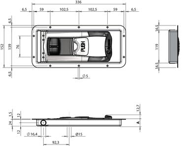 FURGOCAR TORSEO 16 SH-RPL/P PUSH recessed handle (2)