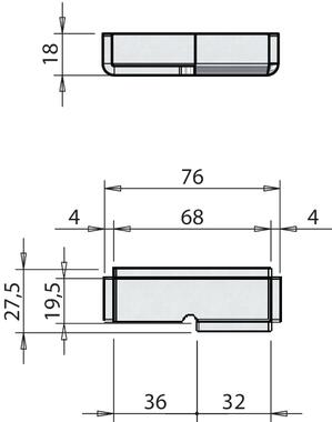 LH weld-on keeper for horizontal operation (2)