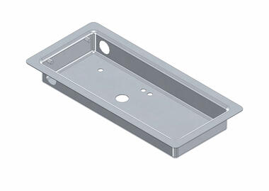 Pan for recessing external locks TORSEO Ø22 SH-X