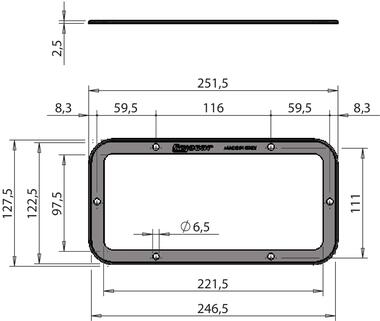 Joint pour fermeture MINI-PUSH à encastrer (2)