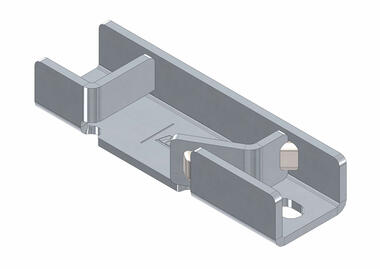 Gâche DR 20 mm à fixation horizontale (1)