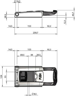 FURGOCAR TORSEO 16 Ø16 PUSH external handle (2)