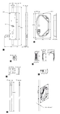 Edelstahl-Treibstangenverschluss-Kit