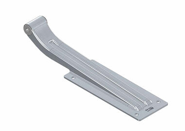 Heavy duty rear door hinge for large bodies