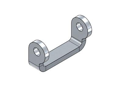 Chape inox déportée à souder pour 081505460 (1)