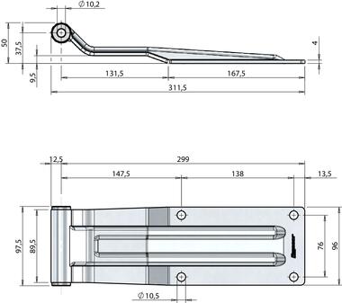 Penture inox 300 mm (2)