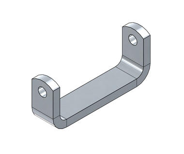 Stainless steel weld-on bracket