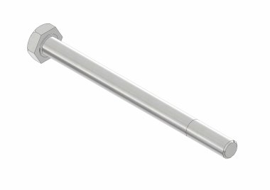 Axe inox  fileté à tête hexagonale  HM10-130