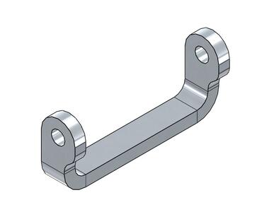 Stainless steel weld-on bracket