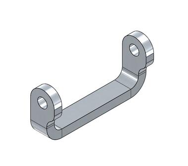 Stainless steel weld-on bracket