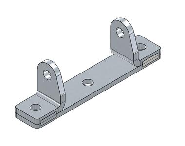 Cardine a base piana 30 mm